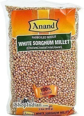 Anand Pearled Whole White Sorghum / Jowar Millet 1Pack
