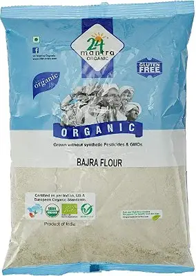 24 Mantra Organic Bajra (pearl Millet) Flour 2Lbs