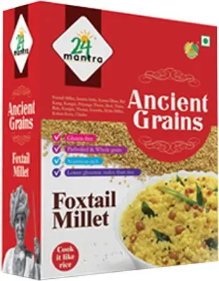 24 Mantra Ancient Grains Pearled Foxtail Millet 2.2Lbs