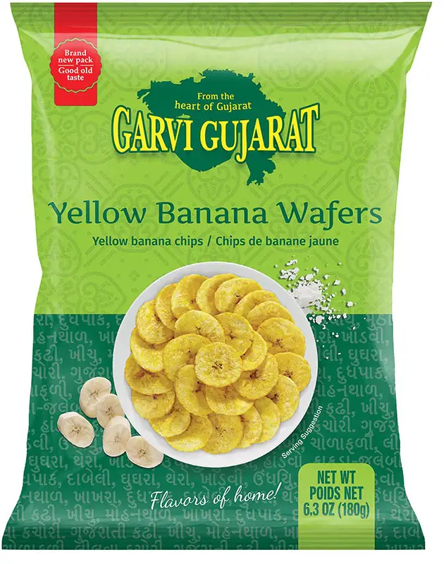 Garvi Gujarat Yellow Banana Wafer 180Gm