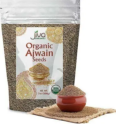 Jiva Organics Ajwain Seeds 7Oz