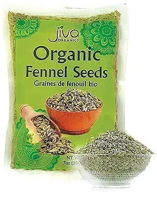 Jiva Organics Fennel Seed 7Oz