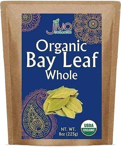 Jiva Organics Bay Leaf - Whole 8Oz