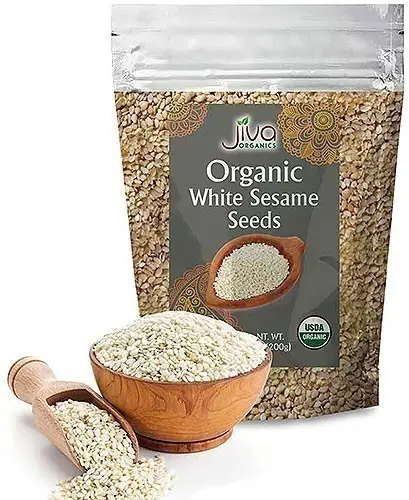 Jiva Organics White Sesame Seeds 1Pack