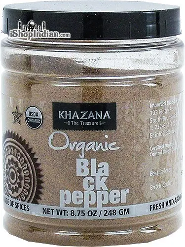 Khazana Organic Black Pepper Powder 1Pack
