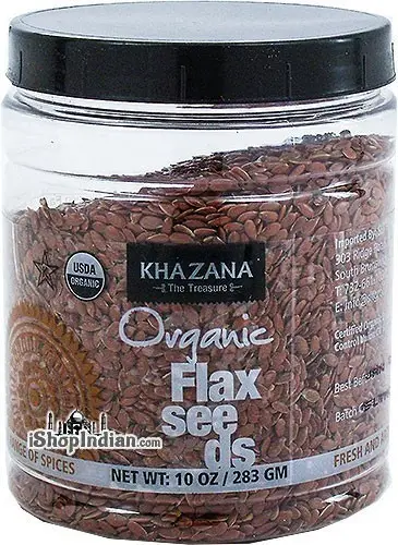 Khazana Organic Flax Seeds (alsi Seeds) 1Pack