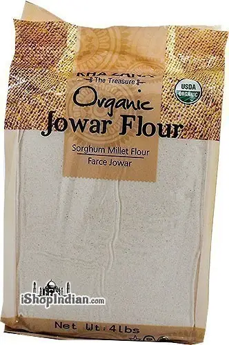 Khazana Organic Jowar / Sorghum Millet Flour 4Lbs