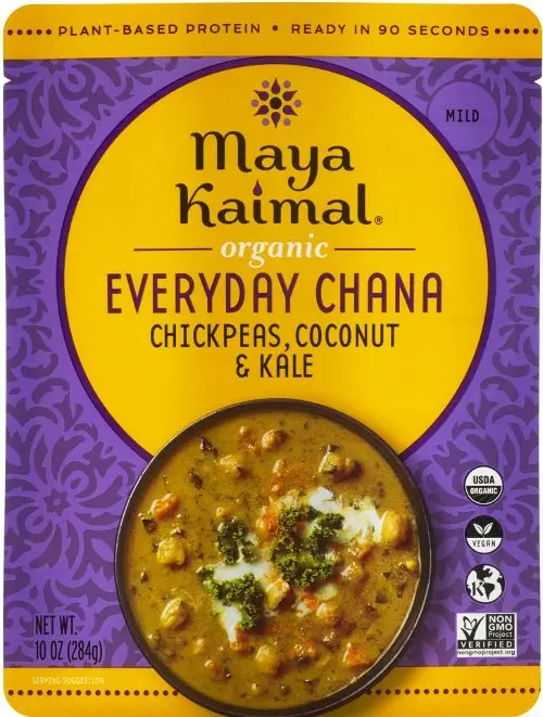 Maya Kaimal Organic Everyday Chana - Chickpeas + Coconut + Kale 1Pack