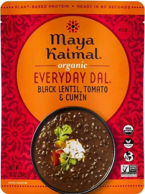 Maya Kaimal Organic Everyday Dal - Black Lentil + Tomato + Cumin 1Pack