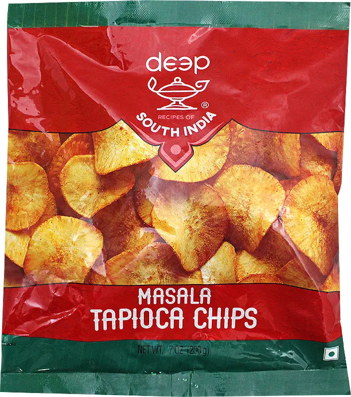 Deep South India Tapioca Chips (masala) 7Oz