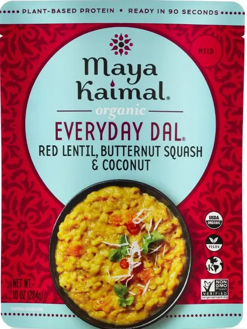 Maya Kaimal Organic Everyday Dal - Red Lentil + Butternut Squash + Coconut 1Pack