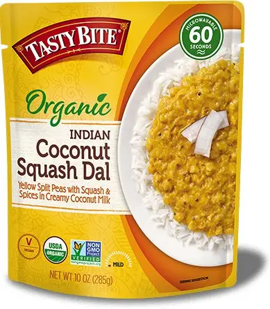 Tasty Bite Organic Indian Coconut Squash Dal (ready-to-eat) 1Pack