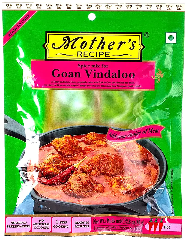 Mother's Recipe Goan Vindaloo Spice Mix 80Gm