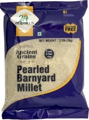 24 Mantra Ancient Grains Pearled Barnyard Millet 2.2Lbs