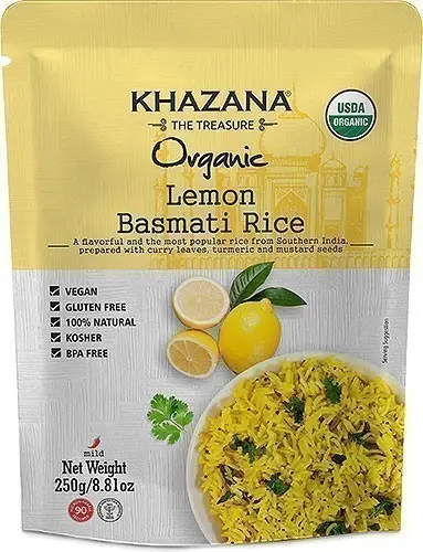 Khazana Organic Lemon Basmati Rice (ready-to-eat) 1Pack