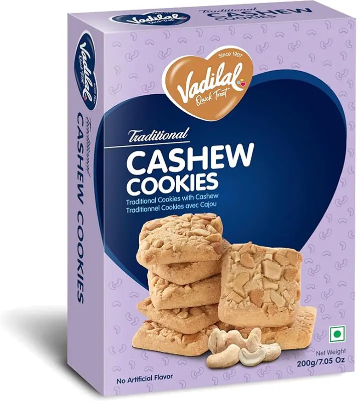 Vadilal Cashew Cookies 200Gm