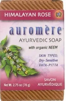 Auromere Ayurvedic Soap - Himalayan Rose 1Pack