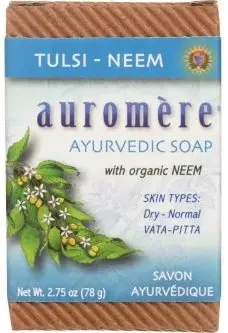 Auromere Ayurvedic Soap - Tulsi Neem 1Pack