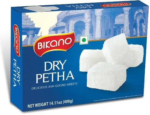 Bikano Dry Petha - Ash Gourd Sweets 400Gm