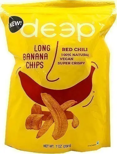 Deep Long Banana Chips - Red Chiili 7Oz