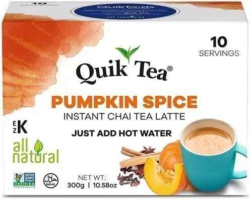 Quik Tea - Instant Pumpkin Spice Chai 10Pack