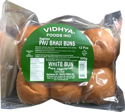 Vidhya Pav Bhaji Buns - Eggless 12Pcs