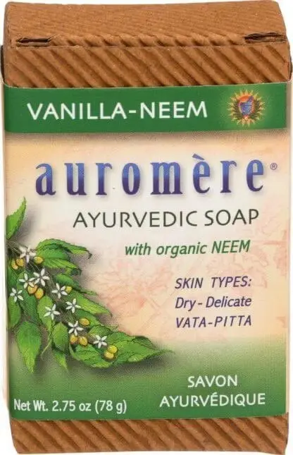 Auromere Ayurvedic Soap - Vanilla Neem 1Pack