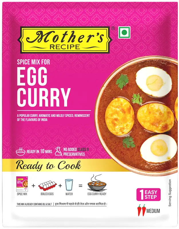 Mother's Recipe Egg Curry Spice Mix 80Gm