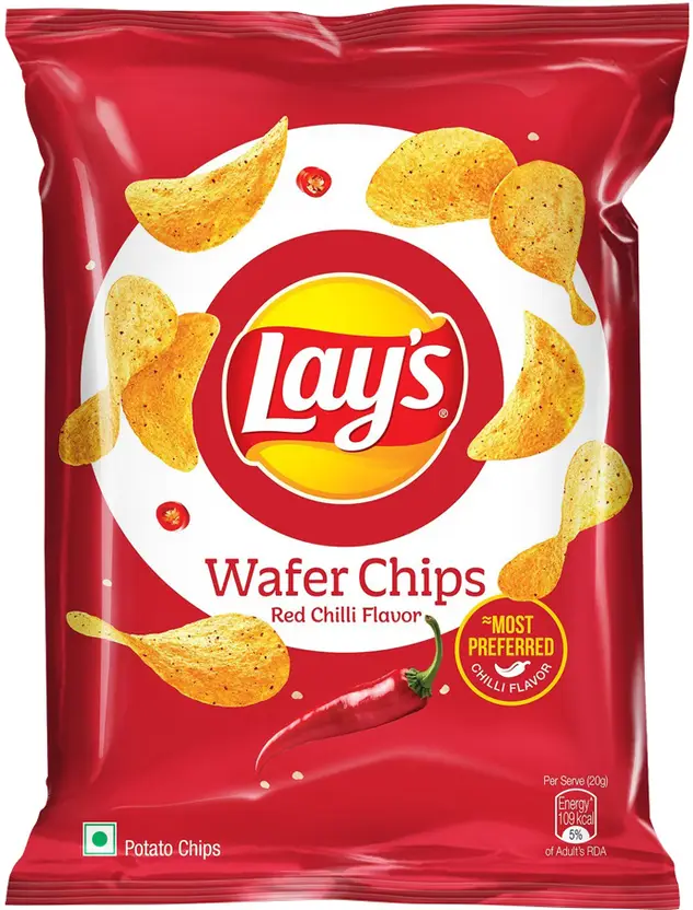 Lay's Wafer Style - Sundried Chilli Chips 40Gm