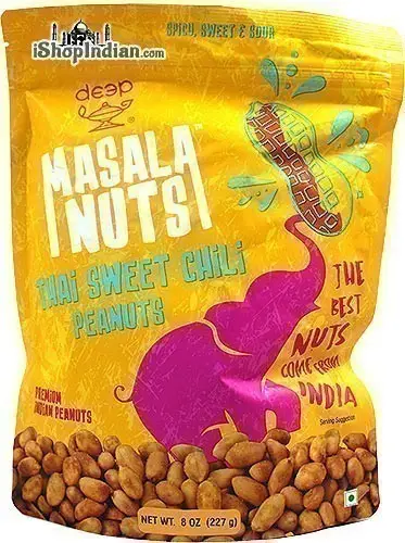 Deep Masala Nuts - Thai Sweet Chili Peanuts 1Pack