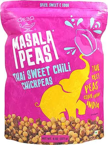 Deep Masala Peas - Thai Sweet Chilli Chickpeas 1Pack
