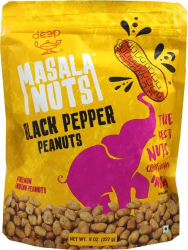 Deep Masala Nuts - Black Pepper Peanuts 1Pack