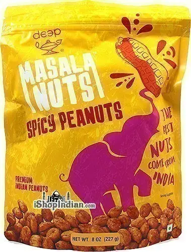 Deep Masala Nuts - Spicy Peanuts 8Oz