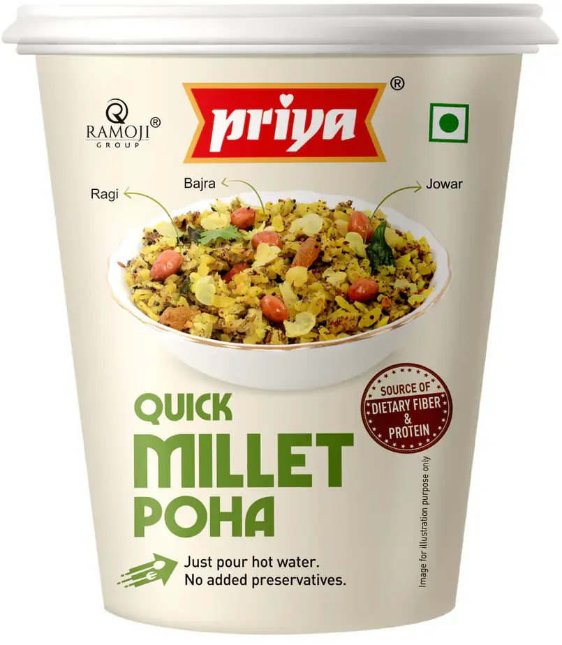 Priya Quick Millet Poha Cup 1Pack
