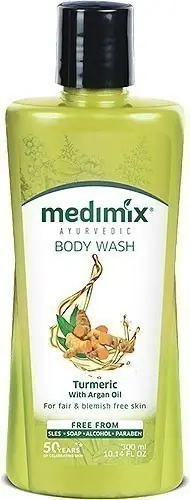 Medimix Ayurvedic Body Wash - Turmeric With Argan Oil - For Fair & Blemish Free Skin 1Pack