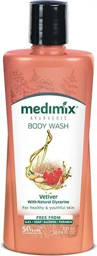 Medimix Ayurvedic Body Wash - Vetiver With Natural Glycerine - For Healthy And Youthful Skin 1Pack
