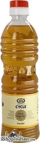 Cycle Pure Puja Oil - Sandal 500Ml