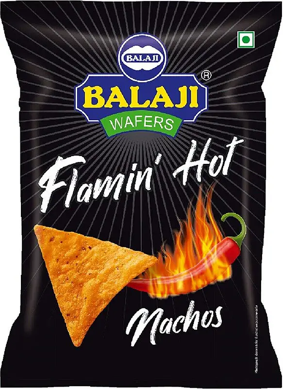 Balaji Wafers Flamin Hot Nachos 140Gm
