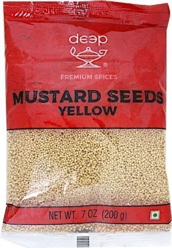 Deep Mustard Seeds - Yellow 200Gm