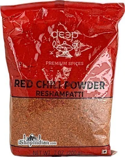 Deep Red Chili Powder - Reshampatti 7Oz