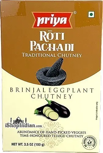 Priya Roti Pachadi - Brinjal Eggplant Chutney 1Pack