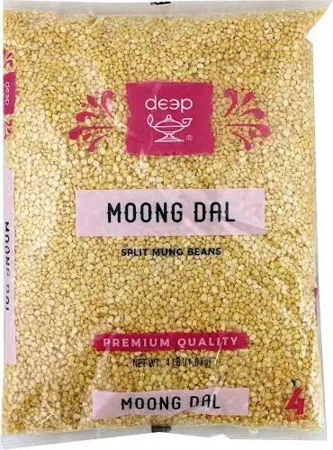 Deep Moong Dal - Split Mung Beans 4Lbs