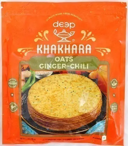 Deep Khakhara - Oats - Ginger - Chili 1Pack