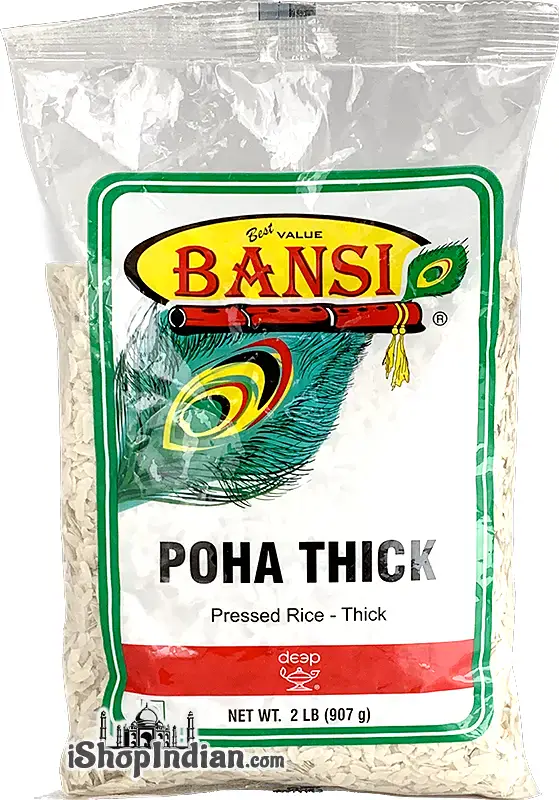 Bansi Poha Thick - Pressed Rice Thick 32Oz