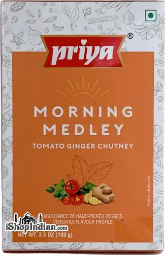 Priya Morning Medley - Tomato Ginger Chutney 1Pack