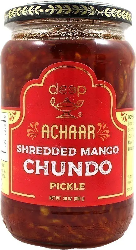 Deep Shredded Mango Pickle (chundo) 30Oz