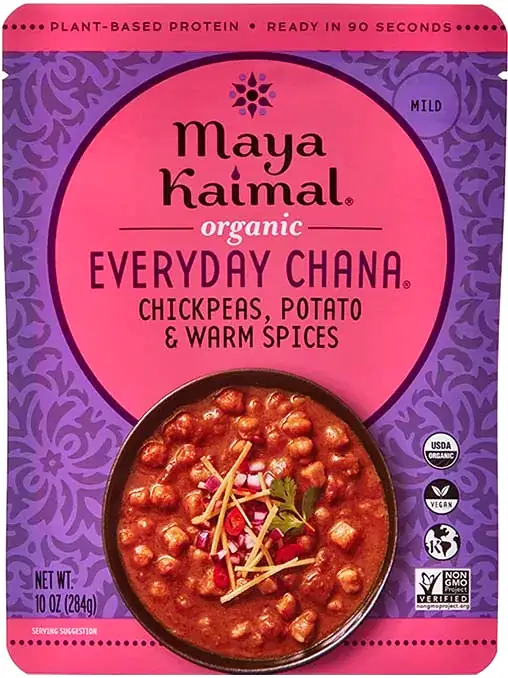 Maya Kaimal Organic Everyday Chana - Chickpeas + Potato + Warm Spices 1Pack
