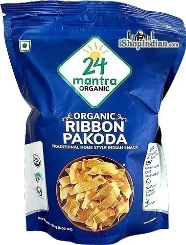 24 Mantra Organic Ribbon Pakoda 150Gm