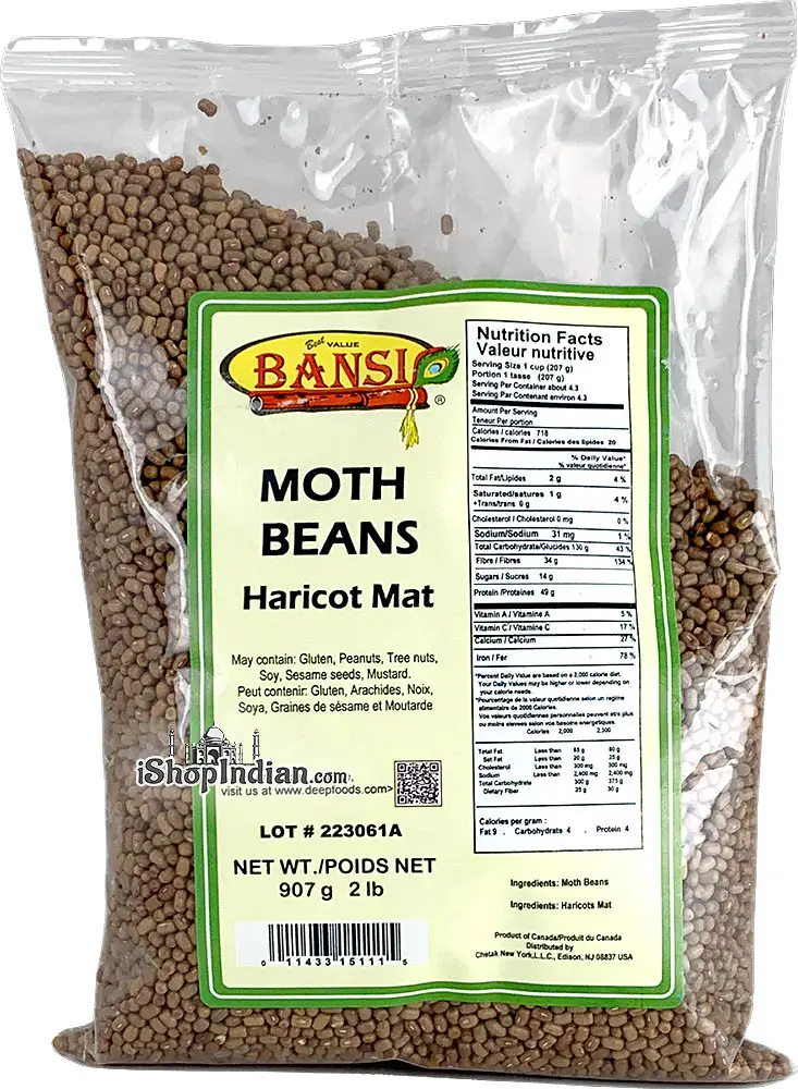 Bansi Moth Beans 2Lbs