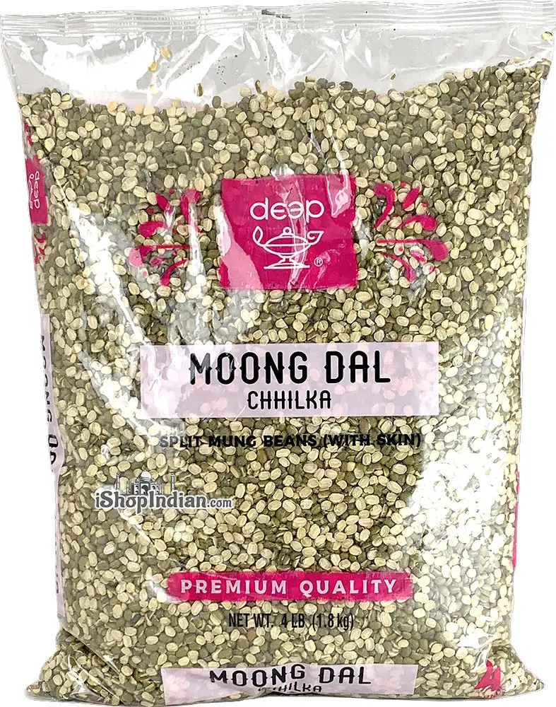 Deep Moong Dal Chhilka - Split Mung Beans (with Skin) 4Lbs